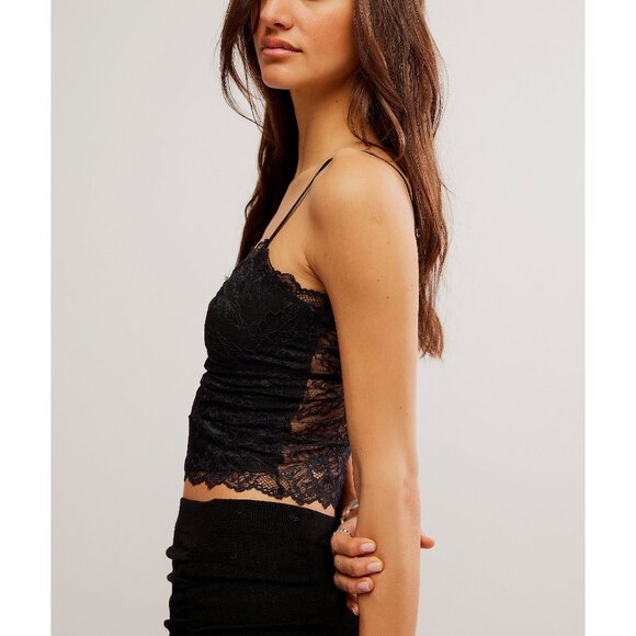 FREE PEOPLE Lacey Essential Cami / Black - Picture 4 of 5